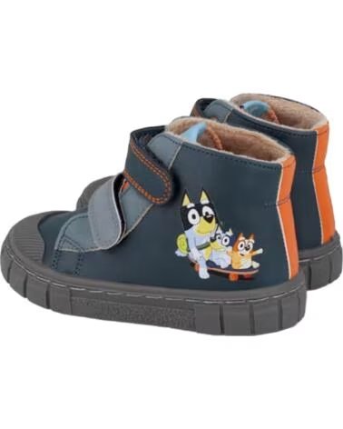 GARVALIN Botines para nino barefoot 261858 Perrito azul OCEANA183