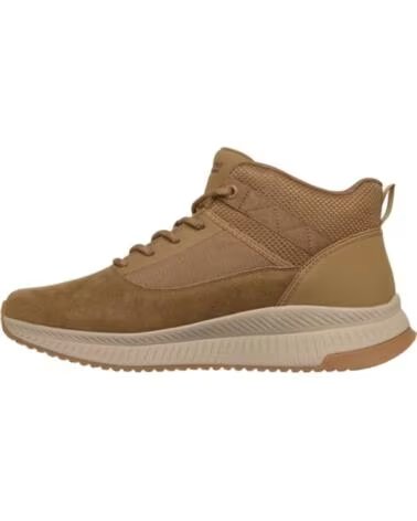 SKECHERS BOBS SQUAD 4 URBAN RIDGE CUERO MARRÓN