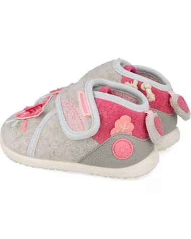 BIOMECANICS Pantuflas respetuosas para chica 261187G Mat BLANCOB050