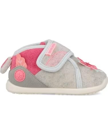 BIOMECANICS Pantuflas respetuosas para chica 261187G Mat BLANCOB050