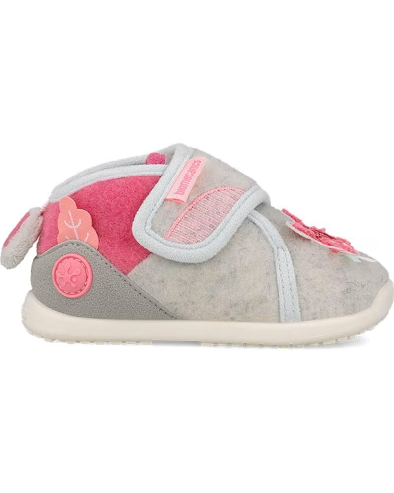 BIOMECANICS Pantuflas respetuosas para chica 261187G Mat BLANCOB050