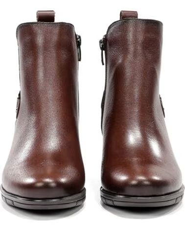 FLUCHOS BOTINS DE MULHER F1798 NYDIA CASTANHO MARRóN