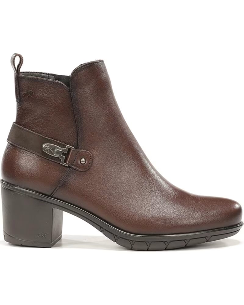 FLUCHOS BOTINS DE MULHER F1798 NYDIA CASTANHO MARRóN