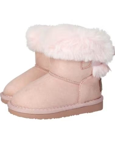 OSITO OSSH140066 BOTAS DE NIEVE CON PELO Y LAZO ROSA