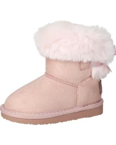 OSITO OSSH140066 BOTAS DE NIEVE CON PELO Y LAZO ROSA