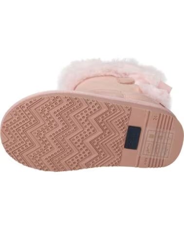 OSITO OSSH140066 BOTAS DE NIEVE CON PELO Y LAZO ROSA