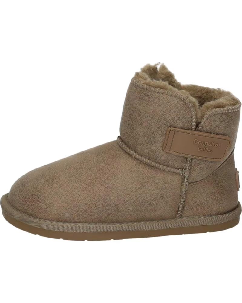 BOTAS DE PIEL PARA NIÑA CONGUITOS COSH327018 TAUPE