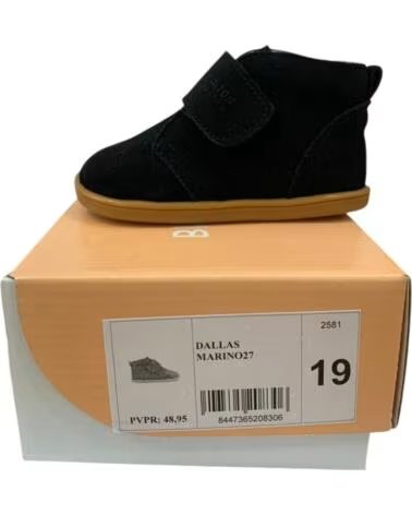 CRIOS DALLAS ZAPATOS DE PIEL CIERRE VELCRO AZUL