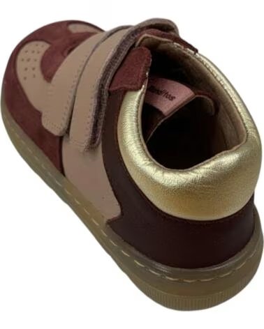CRIOS ASPEN ZAPATILLAS DE PIEL CON CIERRE DE VELCRO ROJO