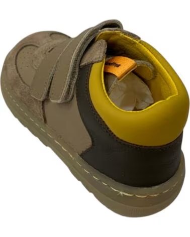 CRIOS ASPEN ZAPATILLAS DE PIEL CON CIERRE DE VELCRO BEIGE