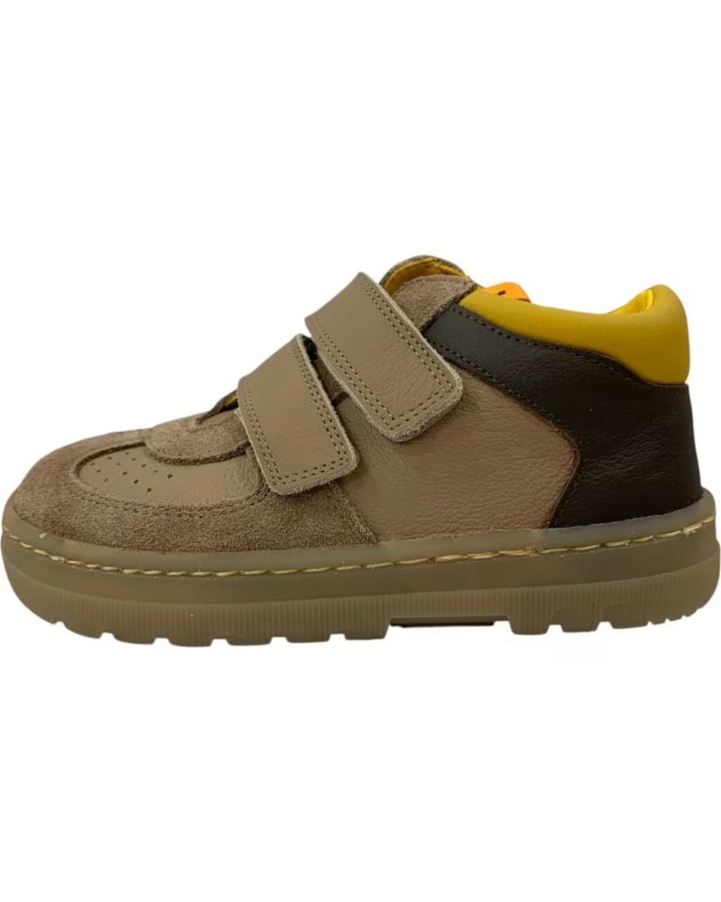 CRIOS ASPEN ZAPATILLAS DE PIEL CON CIERRE DE VELCRO BEIGE