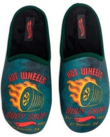 MARPEN ZAPATILLAS DE ESTAR POR CASA HOT WHEELS VERDE