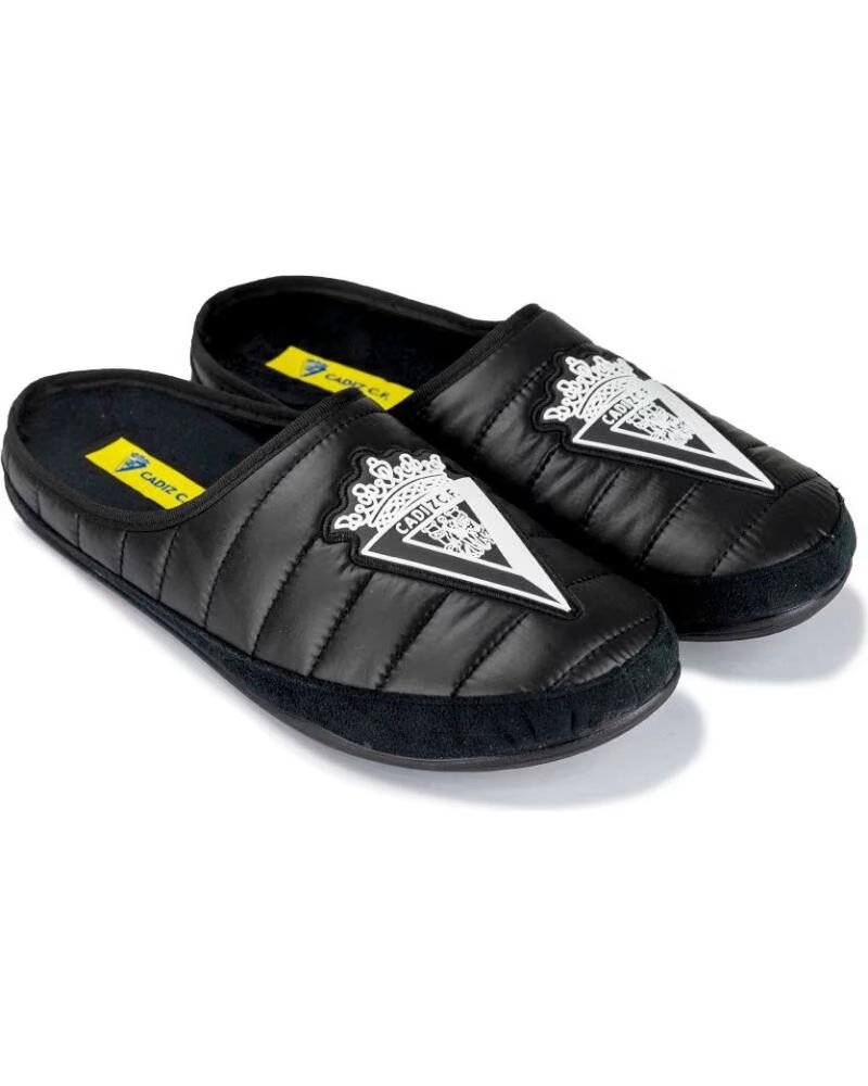 ZAPATILLAS DE ESTAR POR CASA MARPEN CADIZ CF EN COLOR NEGRO
