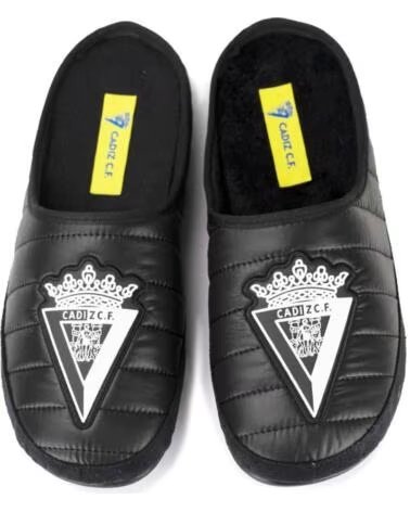 ZAPATILLAS DE ESTAR POR CASA MARPEN CADIZ CF EN COLOR NEGRO