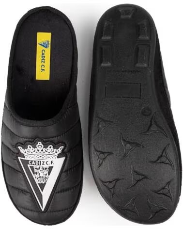 ZAPATILLAS DE ESTAR POR CASA MARPEN CADIZ CF EN COLOR NEGRO