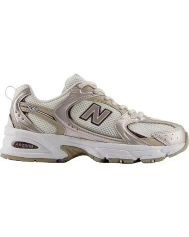 NEW BALANCE 530 ZAPATILLAS UNISEX BLANCO Y DORADO