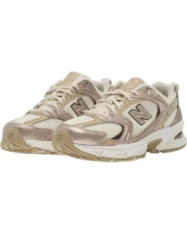 NEW BALANCE 530 ZAPATILLAS UNISEX BLANCO Y DORADO