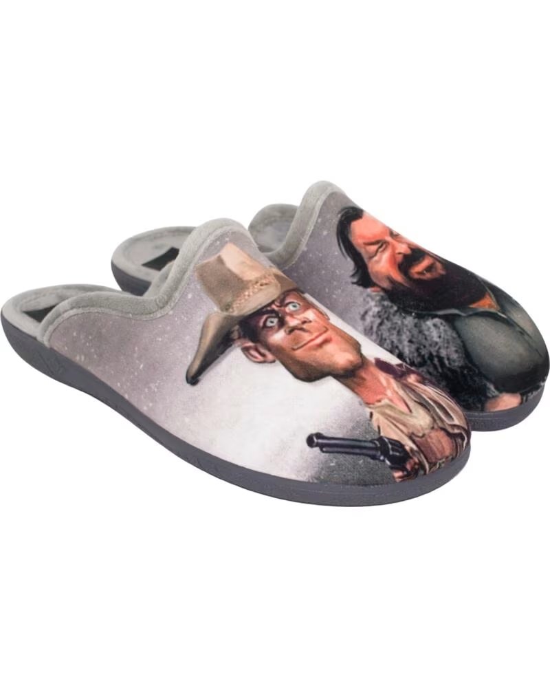 SEVILLAS PANTUFLA BUD SPENCER PARA HOMBRE DEVALVERDE AC9171X GRIS