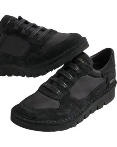 ZAPATILLAS P05 PIEL Y NAILON NEGRO