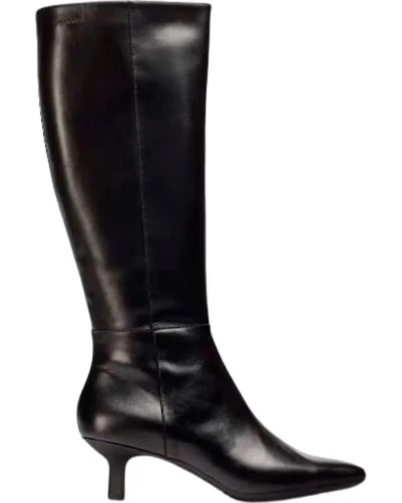 WONDERS BOTA ALTA FLEXFIT 21 TACÓN 5 CM NEGRO