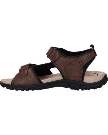 Man Sandals GEOX U4224A 000ME STRADA  C6009 COFFEE 