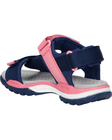 girl Sandals GEOX J150WA 01511 J BOREALIS CF47Q NAVY-LT CORAL