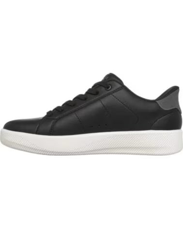 SKECHERS HERREN SNEAKER ARCH FIT COURT BREAK SINGLE VENTED SCHWARZ NEGRO