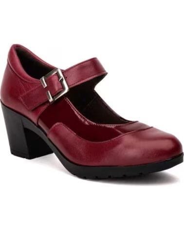 JAM Zapatos Mujer Piel Charol Hebilla modelo 5023 AZUL