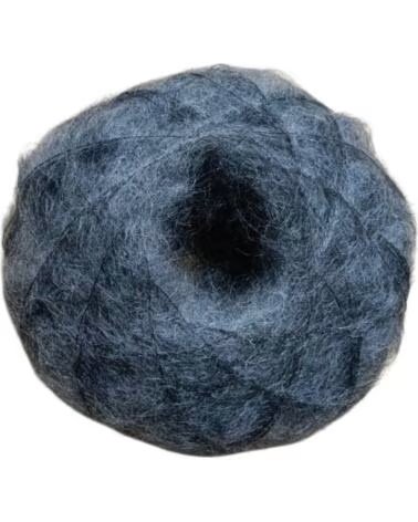 LUX COLOR HILO MOHAIR 90 GRIS NEVADO 3327 LANAS