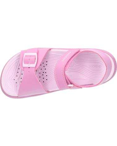 girl Sandals GEOX J35HQA 000BC J SANDAL FUSBETTO C8052 DK PINK-LT LILAC