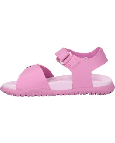 girl Sandals GEOX J35HQA 000BC J SANDAL FUSBETTO C8052 DK PINK-LT LILAC