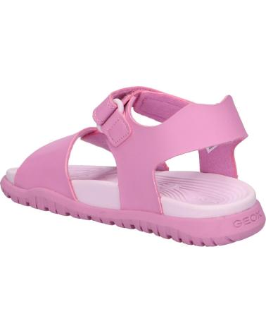 girl Sandals GEOX J35HQA 000BC J SANDAL FUSBETTO C8052 DK PINK-LT LILAC