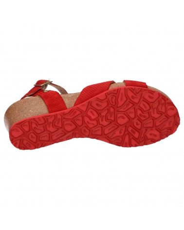 Woman Sandals PANAMA JACK VIKA MENORCA B1  VELOUR ROJO