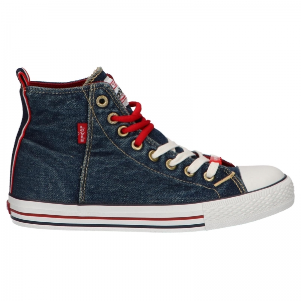 Woman and girl and boy Trainers LEVIS VTRU0137T ORIGINAL  0740 BLUE