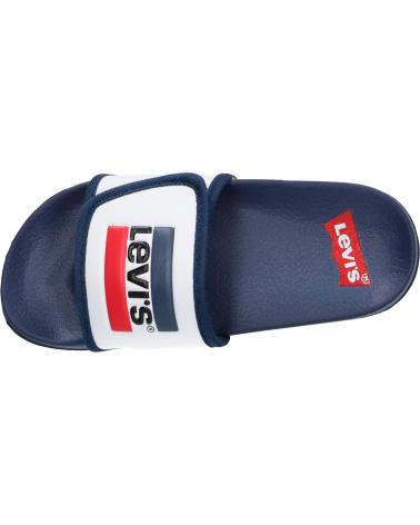 Chanclas de Niña y Niño LEVIS VPOL0021S GAME 0195 NAVY-WHITE