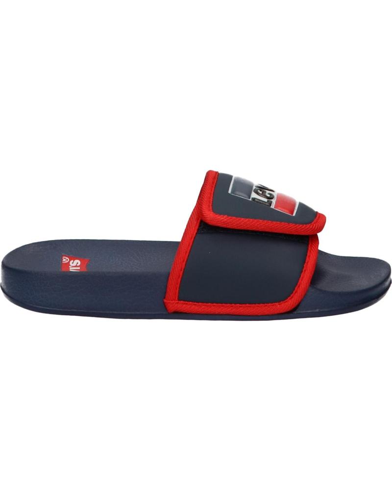 Chanclas LEVIS  de Niña y Niño VPOL0021S GAME  0290 NAVY-RED