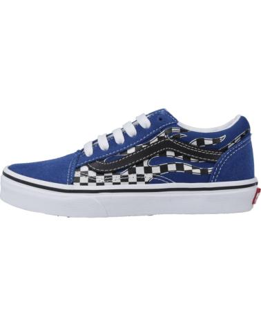 girl and boy Trainers VANS OFF THE WALL UY OLD SKOOL  AZUL