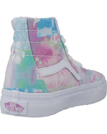 Sportif pour Fille VANS OFF THE WALL UY SK8-HI MULTICOLOR