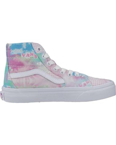 Sportif pour Fille VANS OFF THE WALL UY SK8-HI MULTICOLOR
