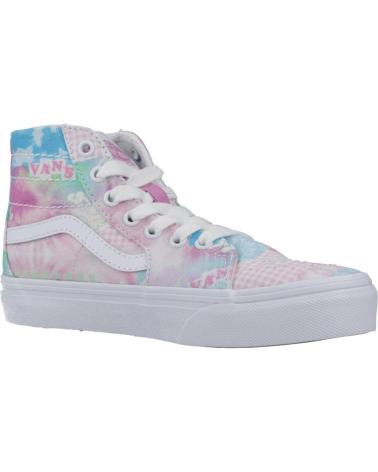 Sportif pour Fille VANS OFF THE WALL UY SK8-HI MULTICOLOR