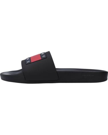 Tongs TOMMY JEANS  pour Homme RETRO LEATHER  NEGRO