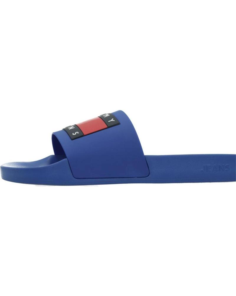 Tongs TOMMY JEANS  pour Homme RETRO LEATHER  AZUL