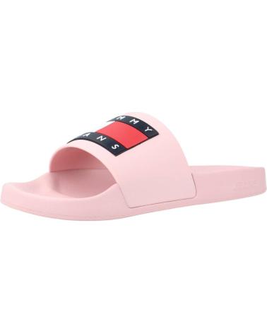 Chanclas TOMMY JEANS  de Mujer FLAG POOL SLD ESS  ROSA