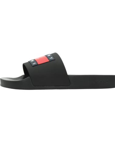 Tongs TOMMY JEANS  pour Femme FLAG POOL SLD ESS  NEGRO