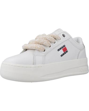 Woman Trainers TOMMY JEANS CITY FLATFORM  BLANCO