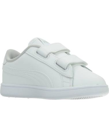 Deportivas PUMA  de Niño SMASH V2 L V PS  BLANCO
