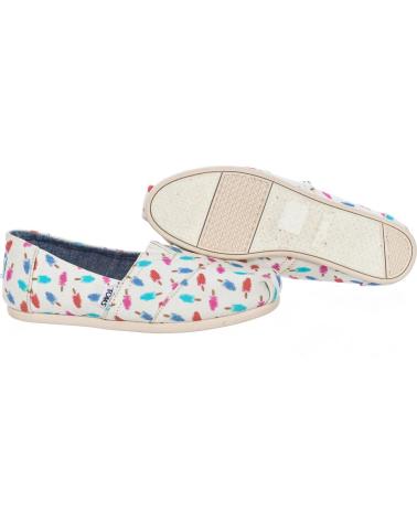 girl shoes TOMS ALPARGATA 10011644  MULTICOLOR