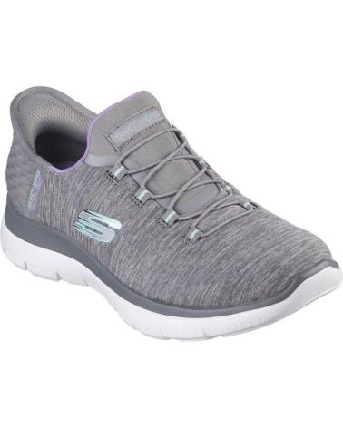 Scarpe sport per Donna SKECHERS 149937 SLIP-INS SUMMITS - DAZZLING HAZE ZAPA GYMT GRIS