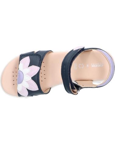 Sandálias de Menina GEOX J358ZA 000BC J S HAITI C0694 NAVY-PINK