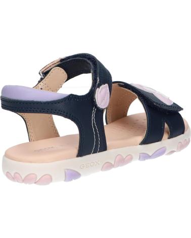 Sandálias de Menina GEOX J358ZA 000BC J S HAITI C0694 NAVY-PINK